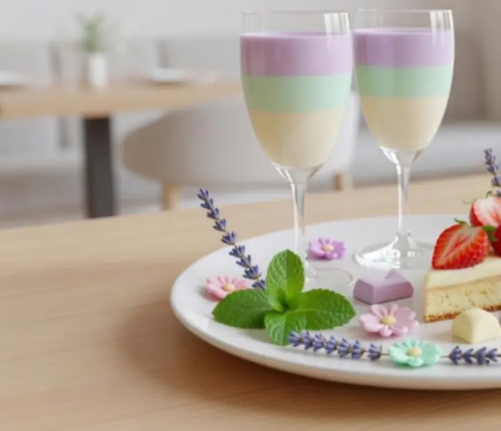 Színes desszertek a Budapest Table étlapján